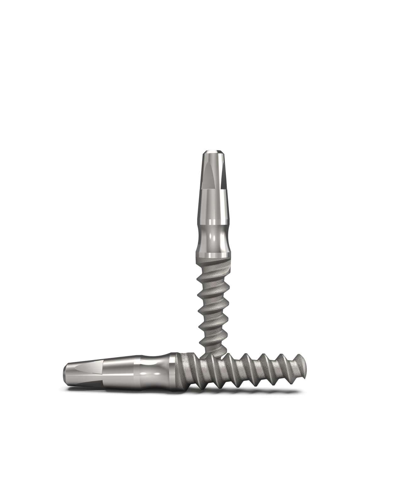 Implant, seated abutment